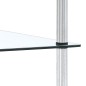 vidaXL Estantería 4 niveles cristal templado transparente 40x40x100 cm vidaXL Estantería 4 niveles cristal templado transparente 40x40x100 cm