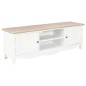 vidaXL Mueble para TV de madera blanco 120x30x40 cm