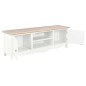 vidaXL Mueble para TV de madera blanco 120x30x40 cm