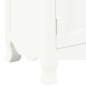 vidaXL Mueble para TV de madera blanco 120x30x40 cm