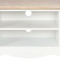 vidaXL Mueble para TV de madera blanco 120x30x40 cm