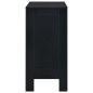 vidaXL Mesa alta de cocina con estantería negra 110x50x103 cm vidaXL Mesa alta de cocina con estantería negra 110x50x103 cm