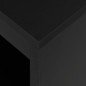 vidaXL Mesa alta de cocina con estantería negra 110x50x103 cm vidaXL Mesa alta de cocina con estantería negra 110x50x103 cm