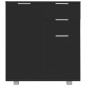 vidaXL Aparador de aglomerado negro brillante 71x35x80 cm vidaXL Aparador de aglomerado negro brillante 71x35x80 cm
