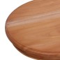 vidaXL Mesa auxiliar de madera maciza de caoba natural 50x50x65 cm vidaXL Mesa auxiliar de madera maciza de caoba natural 50x50x65 cm