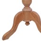 vidaXL Mesa auxiliar de madera maciza de caoba natural 50x50x65 cm vidaXL Mesa auxiliar de madera maciza de caoba natural 50x50x65 cm