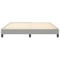 vidaXL Estructura de cama box spring tela gris claro 160x200 cm vidaXL Estructura de cama box spring tela gris claro 160x200 cm