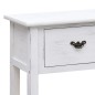 vidaXL Aparador de madera blanco envejecido 115x30x76 cm vidaXL Aparador de madera blanco envejecido 115x30x76 cm