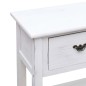 vidaXL Aparador de madera blanco envejecido 115x30x76 cm vidaXL Aparador de madera blanco envejecido 115x30x76 cm