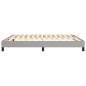 vidaXL Estructura de cama box spring tela gris claro 160x200 cm vidaXL Estructura de cama box spring tela gris claro 160x200 cm