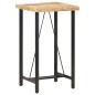 vidaXL Mesa de bar madera maciza de mango rugosa 60x60x107 cm vidaXL Mesa de bar madera maciza de mango rugosa 60x60x107 cm