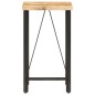 vidaXL Mesa de bar madera maciza de mango rugosa 60x60x107 cm vidaXL Mesa de bar madera maciza de mango rugosa 60x60x107 cm