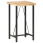 vidaXL Mesa de bar madera maciza de mango rugosa 60x60x107 cm vidaXL Mesa de bar madera maciza de mango rugosa 60x60x107 cm