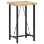 vidaXL Mesa de bar madera maciza de mango rugosa 60x60x107 cm vidaXL Mesa de bar madera maciza de mango rugosa 60x60x107 cm