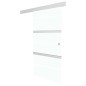 vidaXL Puerta corredera con tope suave vidrio ESG y aluminio 76x205 cm vidaXL Puerta corredera con tope suave vidrio ESG y aluminio 76x205 cm