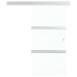 vidaXL Puerta corredera con tope suave vidrio ESG y aluminio 76x205 cm vidaXL Puerta corredera con tope suave vidrio ESG y aluminio 76x205 cm