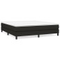 vidaXL Estructura de cama box spring tela negro 160x200 cm vidaXL Estructura de cama box spring tela negro 160x200 cm