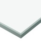 vidaXL Puerta corredera con topes suaves vidrio ESG plata 102,5x205 cm