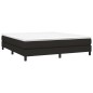 vidaXL Estructura de cama box spring tela negro 160x200 cm vidaXL Estructura de cama box spring tela negro 160x200 cm