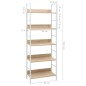 vidaXL Estantería de 5 niveles madera ingeniería roble 60x27,6x158,5cm vidaXL Estantería de 5 niveles madera ingeniería roble 60x27,6x158,5cm