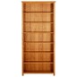 vidaX Estantería de 7 niveles de madera maciza de roble 90x22,5x200 cm vidaX Estantería de 7 niveles de madera maciza de roble 90x22,5x200 cm