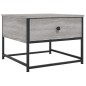 vidaXL Mesa de centro madera contrachapada gris Sonoma 51x51x40 cm vidaXL Mesa de centro madera contrachapada gris Sonoma 51x51x40 cm