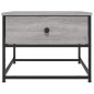 vidaXL Mesa de centro madera contrachapada gris Sonoma 51x51x40 cm vidaXL Mesa de centro madera contrachapada gris Sonoma 51x51x40 cm