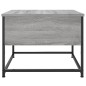 vidaXL Mesa de centro madera contrachapada gris Sonoma 51x51x40 cm vidaXL Mesa de centro madera contrachapada gris Sonoma 51x51x40 cm