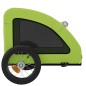 vidaXL Remolque de bicicleta mascotas hierro tela Oxford verde vidaXL Remolque de bicicleta mascotas hierro tela Oxford verde