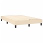 vidaXL Estructura de cama box spring tela color crema 120x200 cm vidaXL Estructura de cama box spring tela color crema 120x200 cm