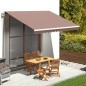 vidaXL Tela de repuesto para toldo marrón 4x3,5 m vidaXL Tela de repuesto para toldo marrón 4x3,5 m
