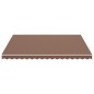 vidaXL Tela de repuesto para toldo marrón 4x3,5 m vidaXL Tela de repuesto para toldo marrón 4x3,5 m