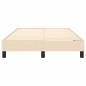 vidaXL Estructura de cama box spring tela color crema 120x200 cm vidaXL Estructura de cama box spring tela color crema 120x200 cm