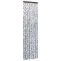 vidaXL Cortina mosquitera marrón y beige chenilla 56x200 cm vidaXL Cortina mosquitera marrón y beige chenilla 56x200 cm