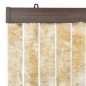 vidaXL Cortina mosquitera de chenilla beige 90x200 cm