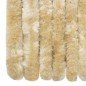 vidaXL Cortina mosquitera de chenilla beige 90x200 cm