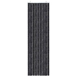 vidaXL Cortina mosquitera gris antracita chenilla 56x200 cm