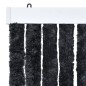 vidaXL Cortina mosquitera gris antracita chenilla 56x200 cm vidaXL Cortina mosquitera gris antracita chenilla 56x200 cm