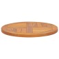 vidaXL Superficie de mesa redonda madera maciza de teca 2,5 cm 50 cm vidaXL Superficie de mesa redonda madera maciza de teca 2,5 cm 50 cm
