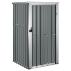 vidaXL Cobertizo de herramientas jardín acero galvanizado 88x89x161 cm