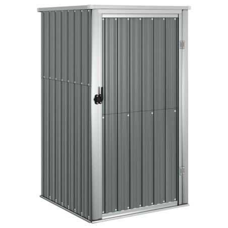 vidaXL Cobertizo de herramientas jardín acero galvanizado 88x89x161 cm