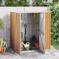 vidaXL Cobertizo herramientas jardín acero galvanizado 161x89x161 cm vidaXL Cobertizo herramientas jardín acero galvanizado 161x89x161 cm