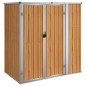 vidaXL Cobertizo herramientas jardín acero galvanizado 161x89x161 cm vidaXL Cobertizo herramientas jardín acero galvanizado 161x89x161 cm