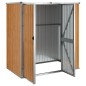 vidaXL Cobertizo herramientas jardín acero galvanizado 161x89x161 cm vidaXL Cobertizo herramientas jardín acero galvanizado 161x89x161 cm