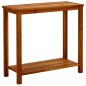 vidaXL Mesa consola de jardín madera maciza de acacia 80x35x75 cm vidaXL Mesa consola de jardín madera maciza de acacia 80x35x75 cm