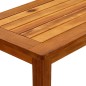 vidaXL Mesa consola de jardín madera maciza de acacia 80x35x75 cm vidaXL Mesa consola de jardín madera maciza de acacia 80x35x75 cm