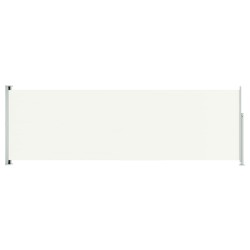 vidaXL Toldo lateral retráctil para patio crema 200x600 cm