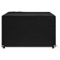vidaXL Funda para muebles de jardín 8 ojales rectangular 180x135x80 cm