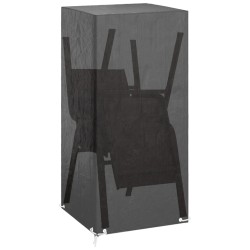 vidaXL Funda de silla de jardín 8 ojales polietileno 75x70x140 cm 