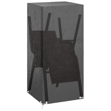 vidaXL Funda de silla de jardín 8 ojales polietileno 75x70x140 cm 